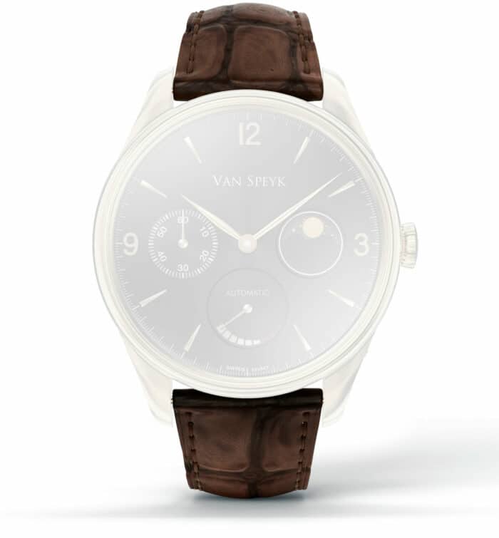 Van Speyk Courage/Spirit watch strap dark brown